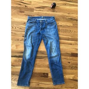 7 for all mankind Josefina Skinny Boyfriend Jeans